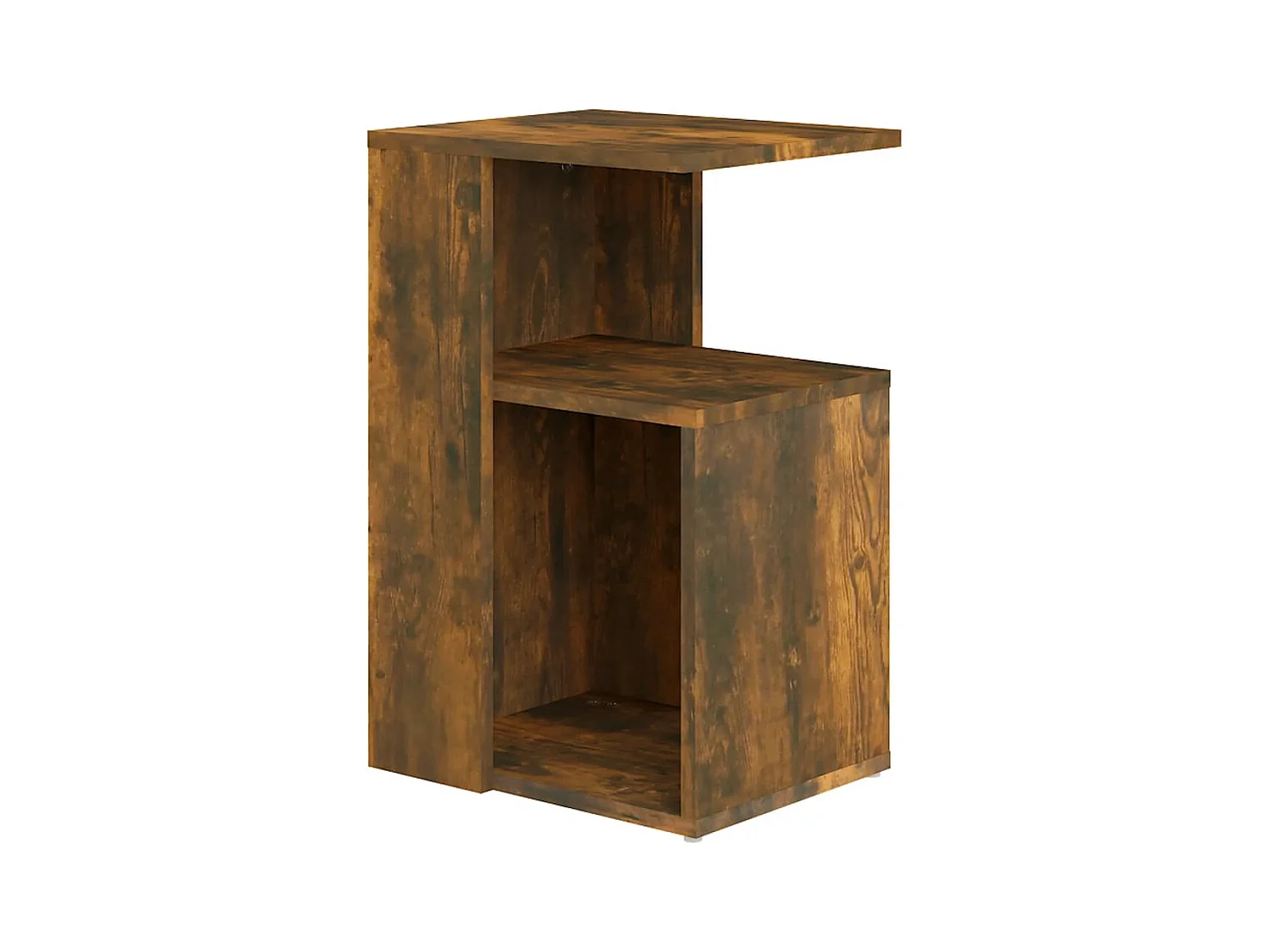 Table d'appoint bout de bois marron 36 x 30 x 56 cm DEC032382