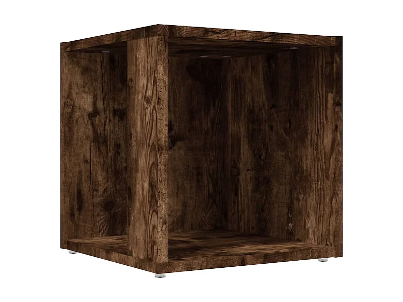 Table d'appoint meuble d'angle bois marron 33 x 33 x 34.5 cm DEC032380