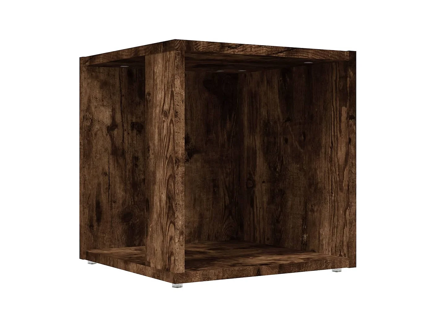 Table d'appoint meuble d'angle bois marron 33 x 33 x 34.5 cm DEC032380