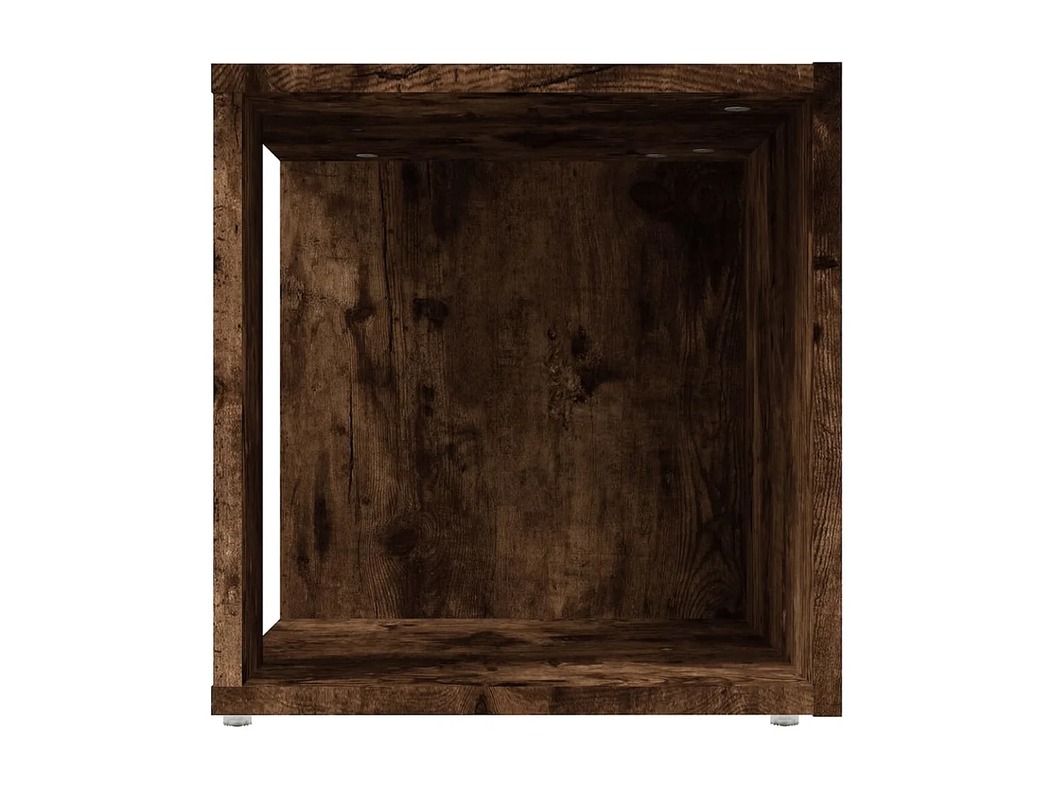 Table d'appoint meuble d'angle bois marron 33 x 33 x 34.5 cm DEC032380