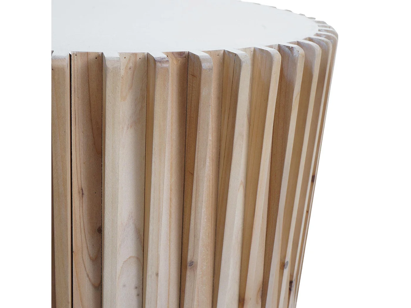 Table d'appoint table de effet bois blanche 60 x 59 x 68 cm 04_0008505