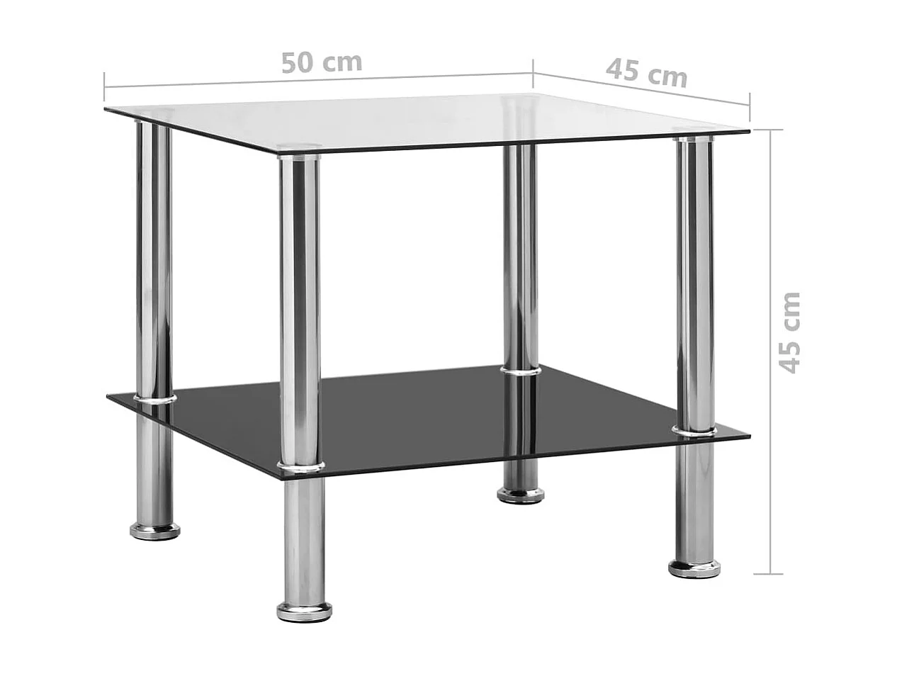 Table d'appoint meuble de 45 x 50 x 45 cm DEC032544