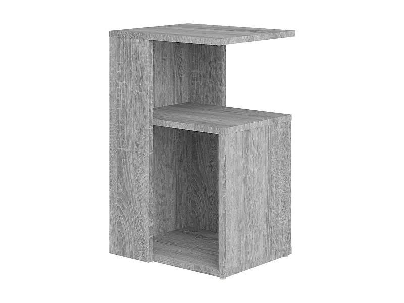 Table d'appoint bout de bois marron 36 x 30 x 56 cm DEC032524