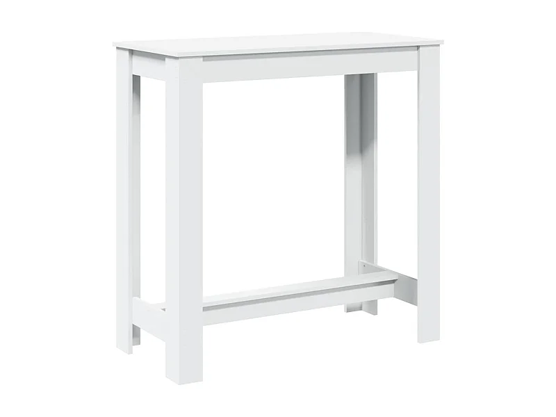 Table d’appoint multifonction 102 bois blanche 102 x 50 x 103.5 cm DEC036403