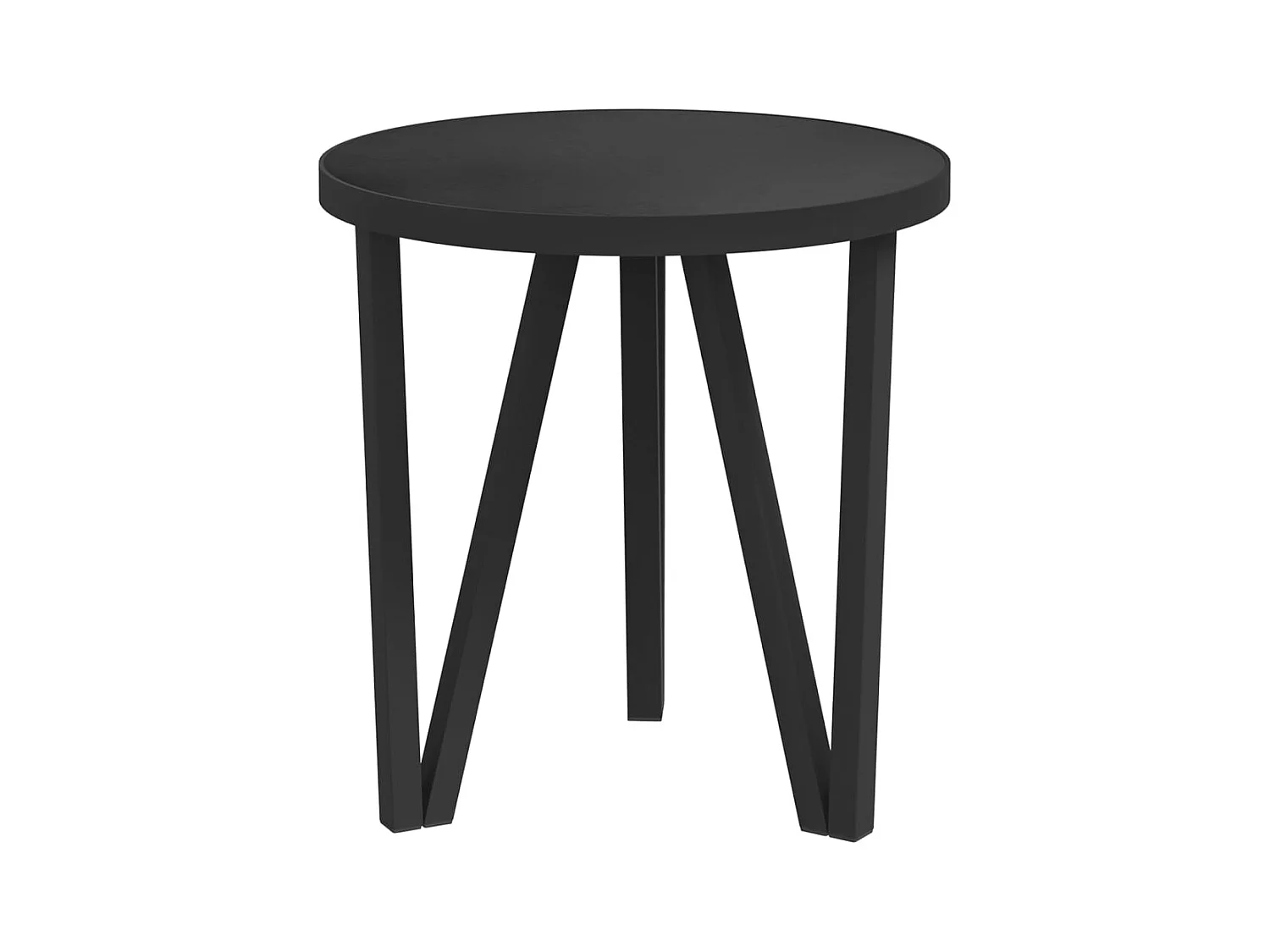 Table d'appoint support de noire 35 x 35 x 34 cm DEC032588