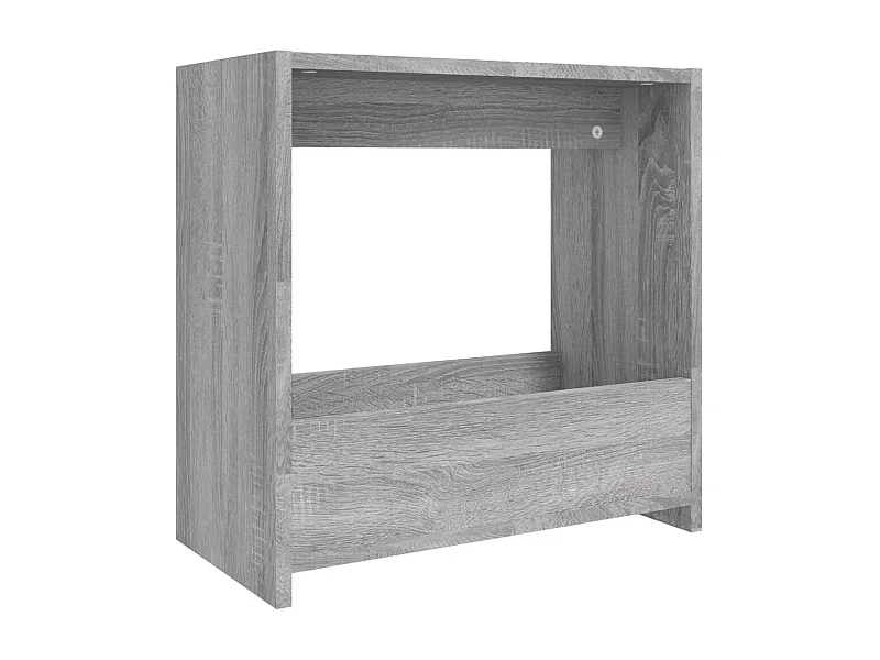 Table d'appoint bout de bois marron 50 x 26 x 50 cm DEC032529