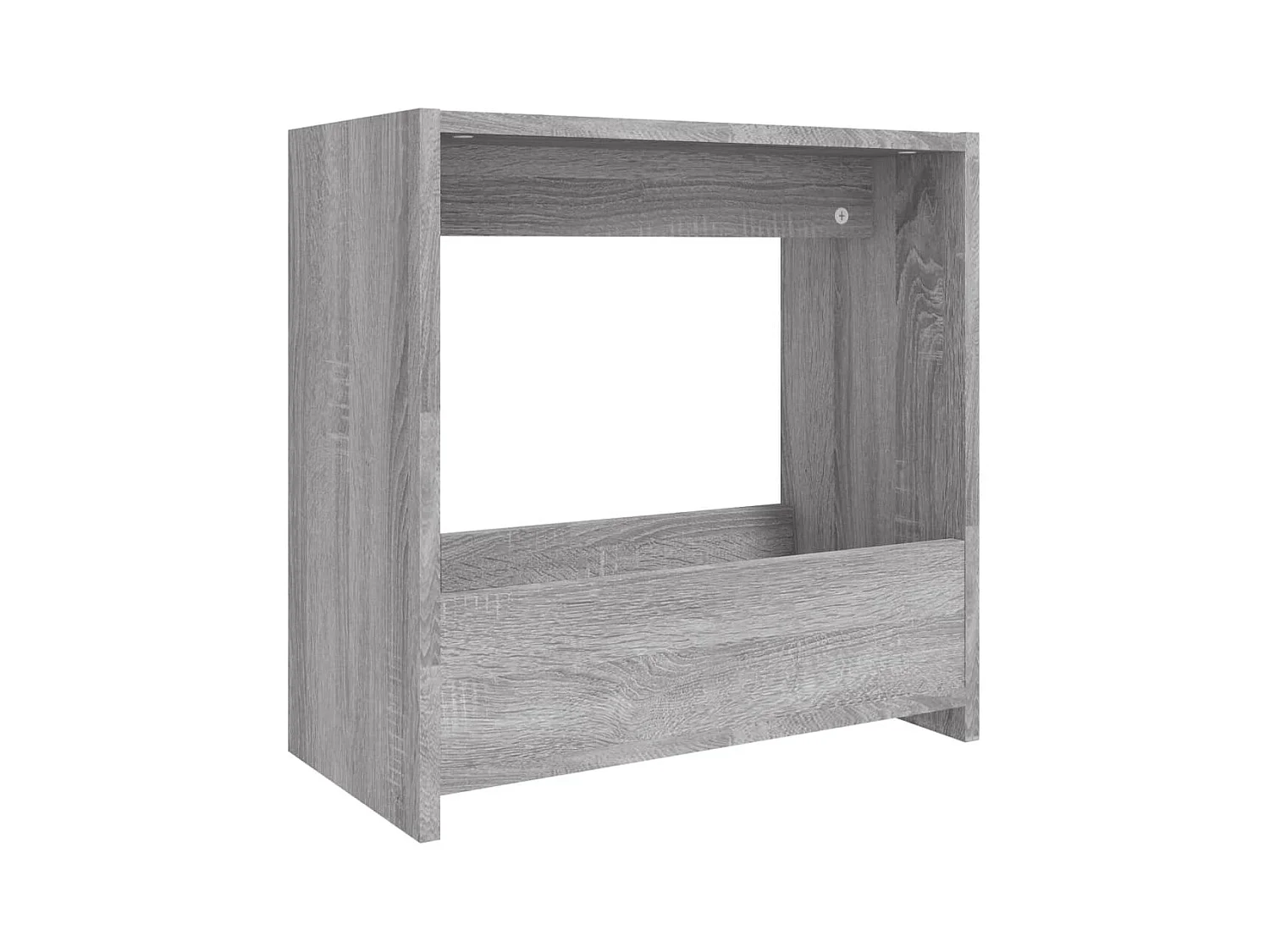 Table d'appoint bout de bois marron 50 x 26 x 50 cm DEC032529