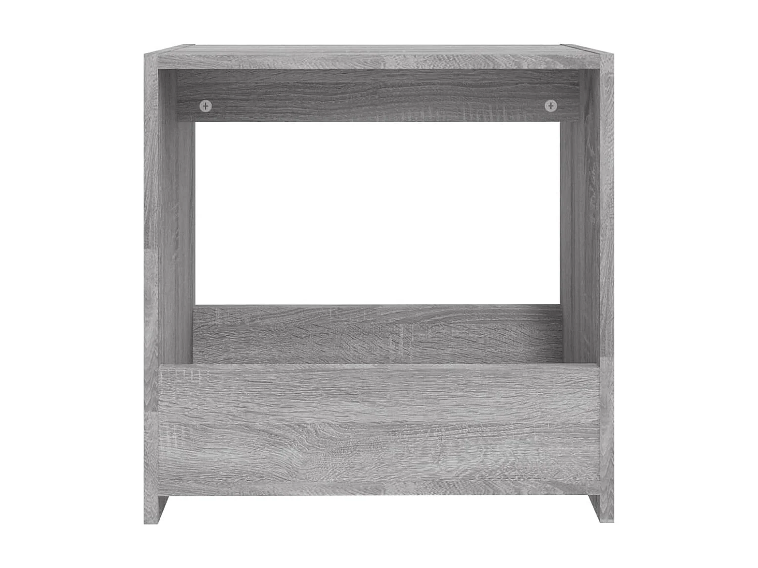 Table d'appoint bout de bois marron 50 x 26 x 50 cm DEC032529