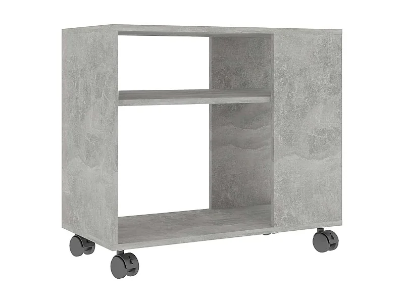 Table d'appoint meuble de bois marron 70 x 35 x 55 cm DEC032462