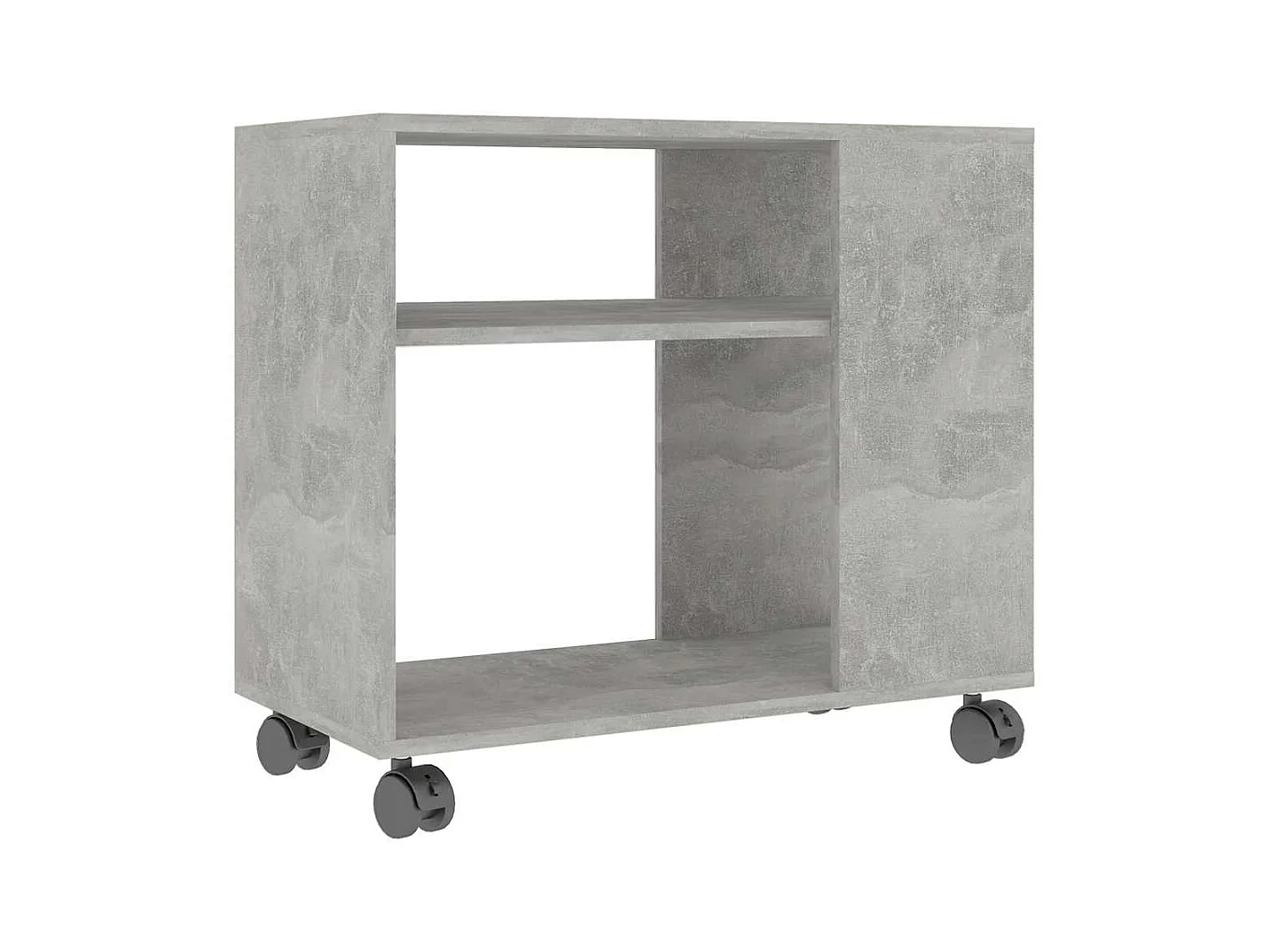 Table d'appoint meuble de bois marron 70 x 35 x 55 cm DEC032462