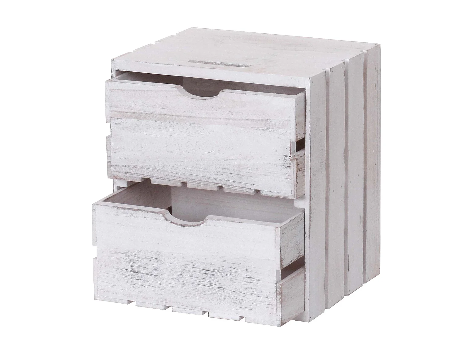 Petit meuble de rangement bois blanche 32 x 26 x 36 cm 04_0002484