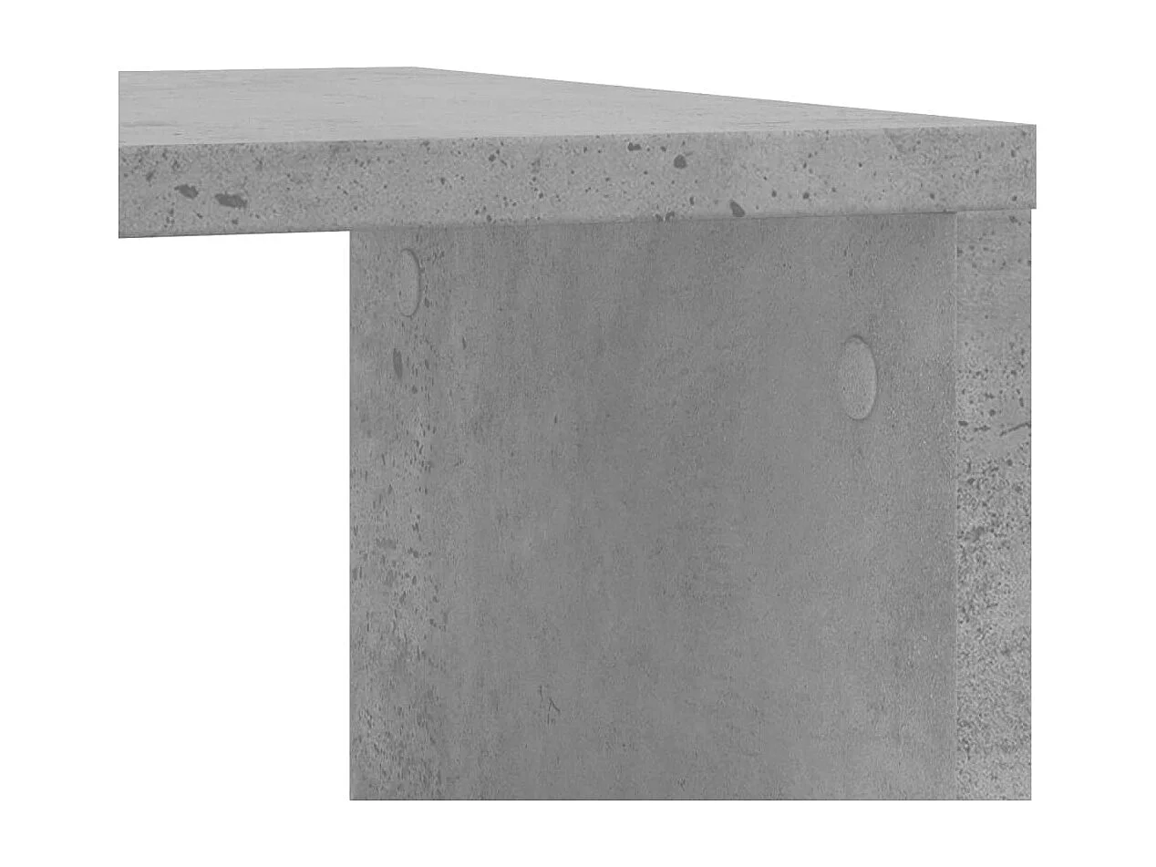 Table d'appoint sur roulettes bois marron 50 x 30 x 55 cm DEC032332