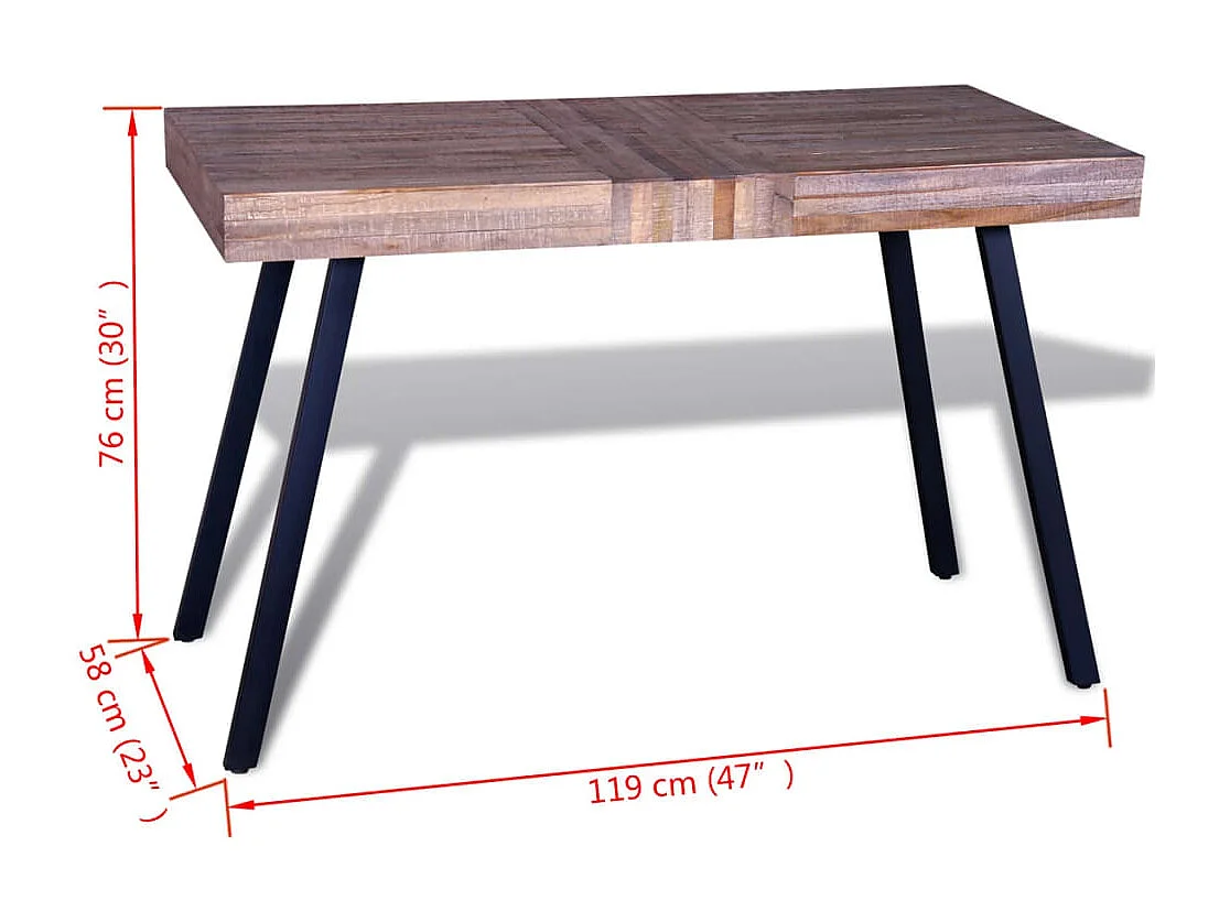 Table d'appoint 119 x 119 x 58 x 76 cm DEC032577