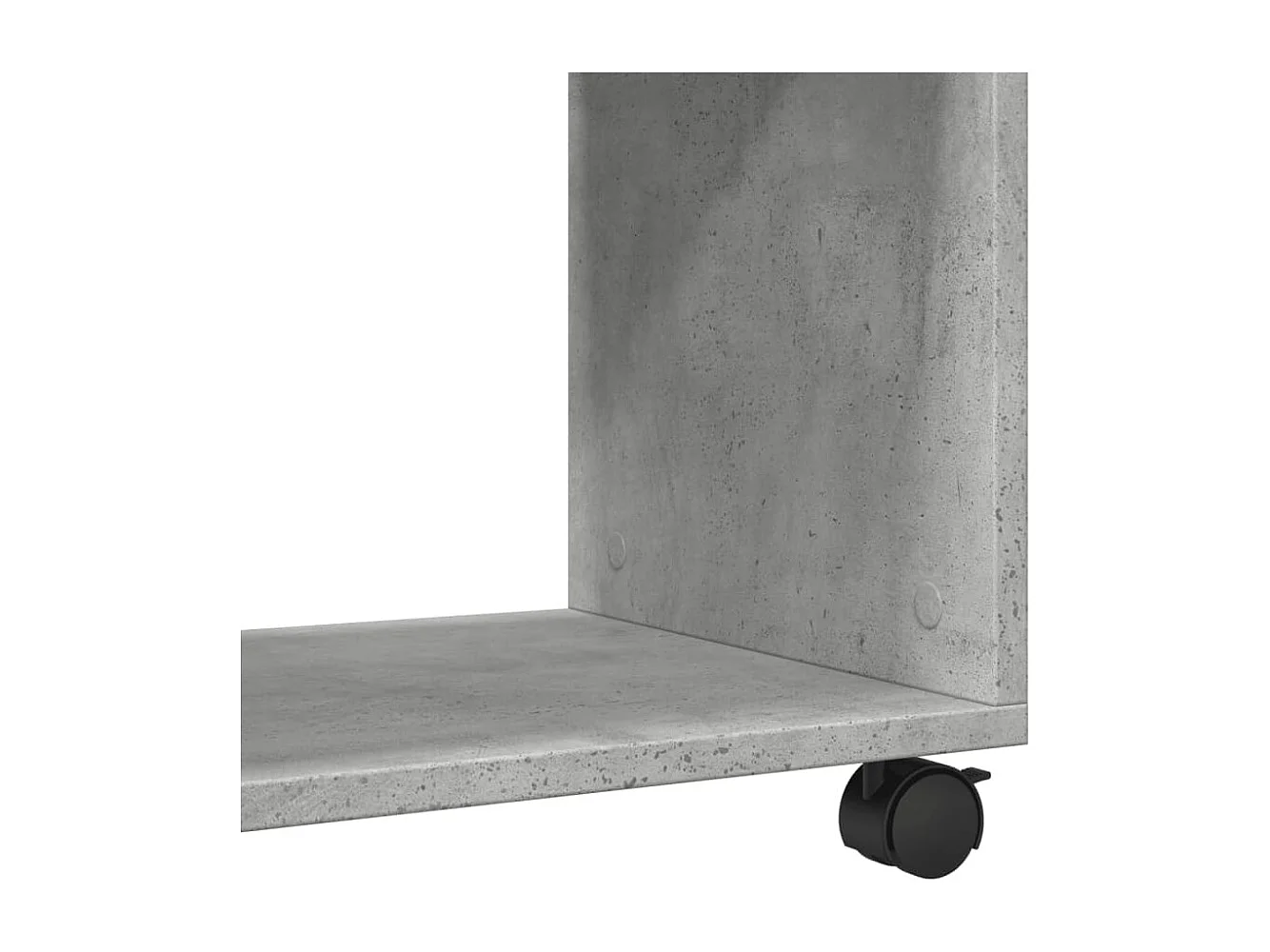 Meuble d'appoint sur roulettes bois marron 70 x 35 x 60 cm DEC032333