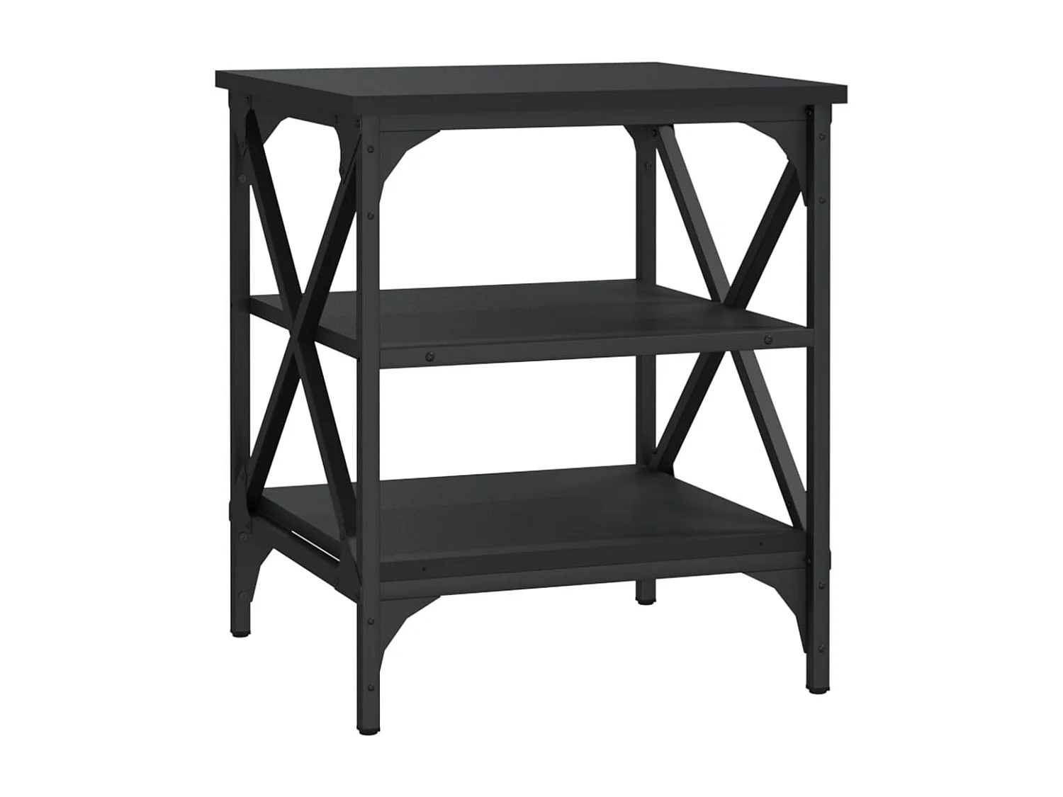 Lot de 2 tables marron 40 x 42 x 50 cm DEC032641