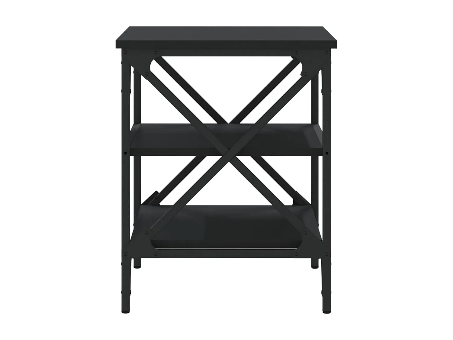 Lot de 2 tables marron 40 x 42 x 50 cm DEC032641