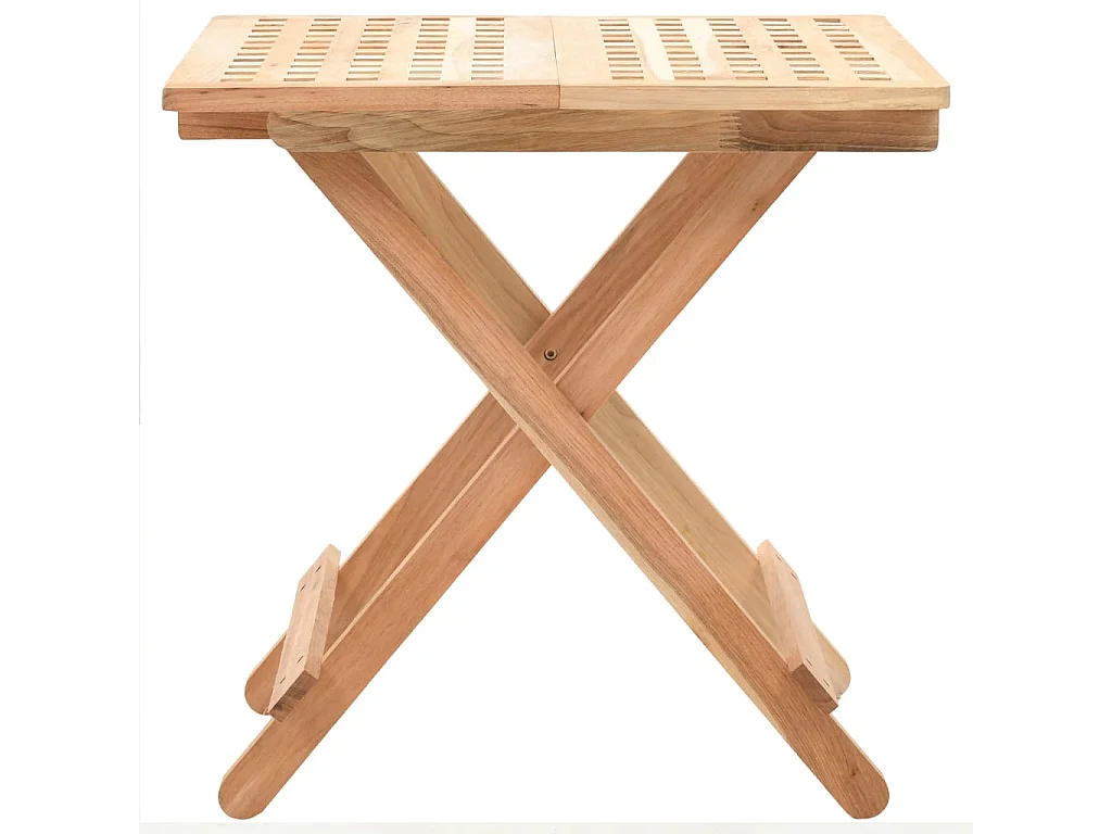 Table d'appoint pliable 50 bois marron 50 x 50 x 49 cm DEC032517