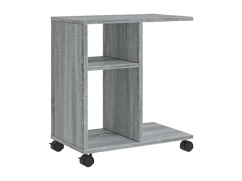 Table d'appoint bout de bois marron 50 x 30 x 55 cm DEC032338