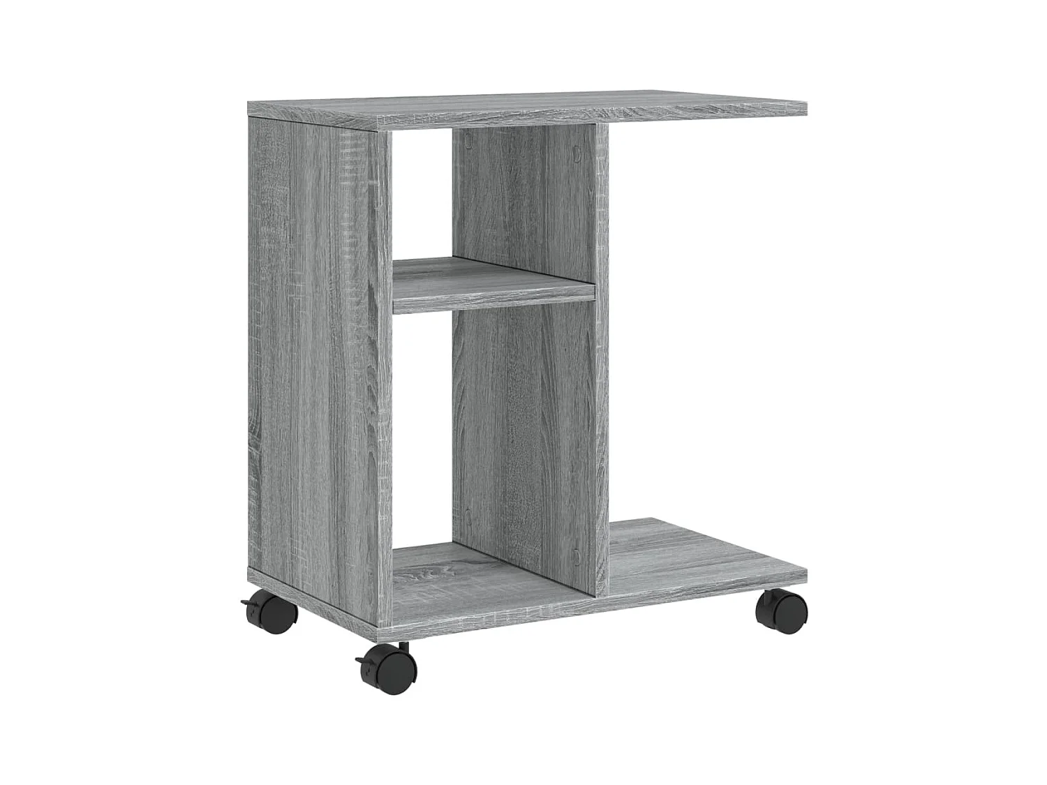 Table d'appoint bout de bois marron 50 x 30 x 55 cm DEC032338