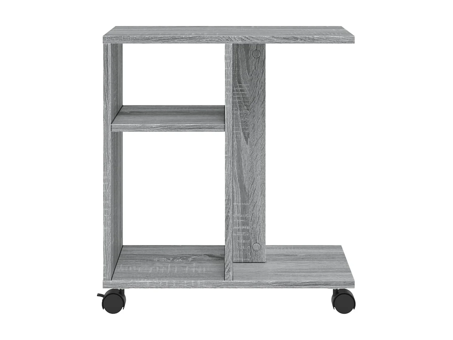 Table d'appoint bout de bois marron 50 x 30 x 55 cm DEC032338