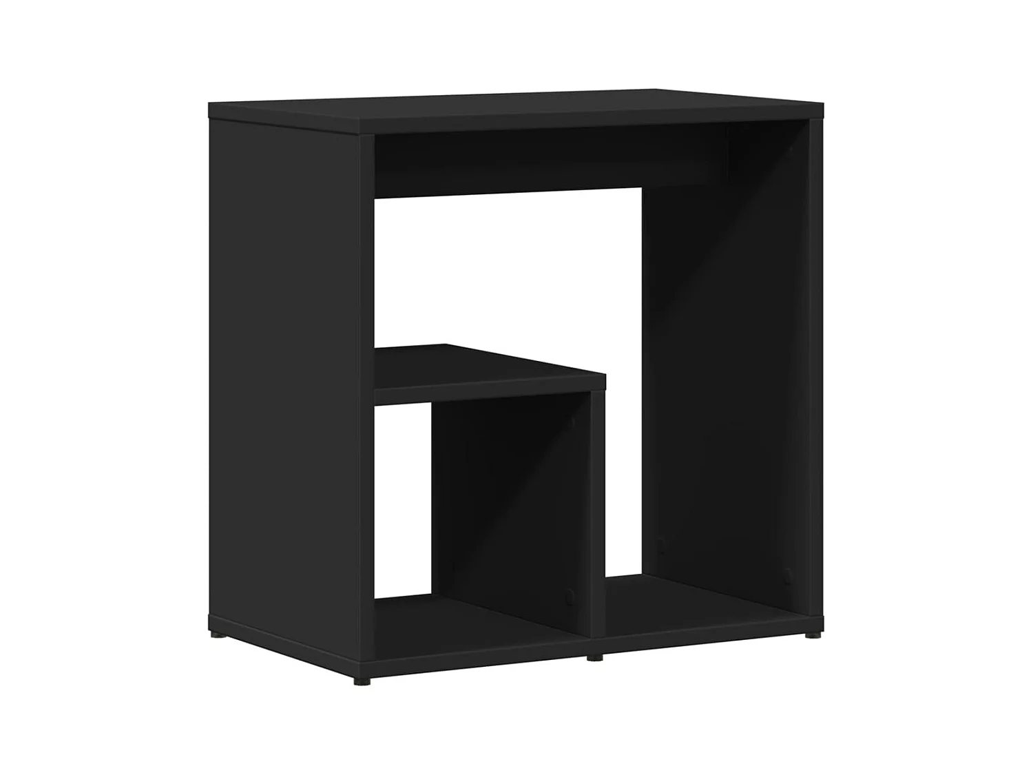 Table d'appoint bout de bois marron 50 x 30 x 50 cm DEC032490