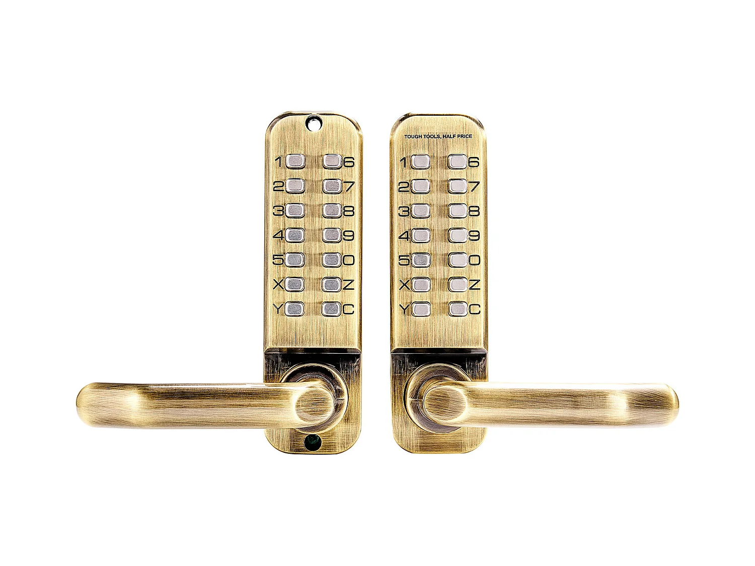 Serrure de Porte Mécanique SucceBuy sans Clé 14 Clés pour la Maison et le Bureau, Bureau, Garage, Acier Inoxydable