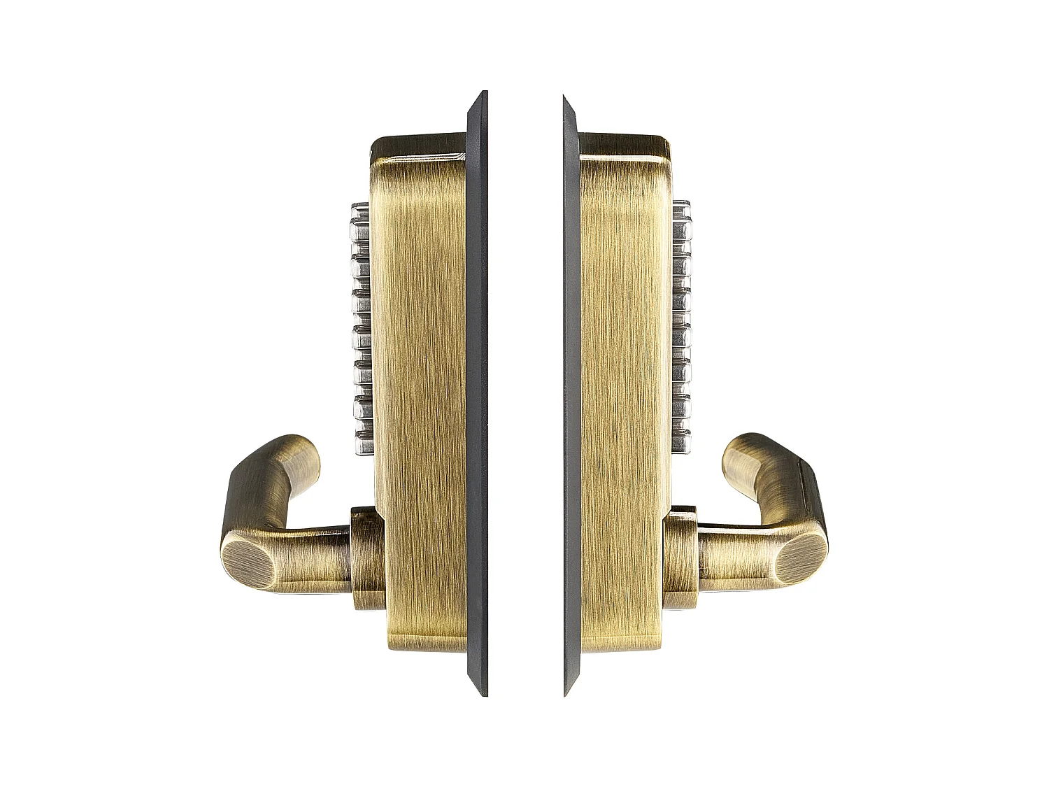 Serrure de Porte Mécanique SucceBuy sans Clé 14 Clés pour la Maison et le Bureau, Bureau, Garage, Acier Inoxydable