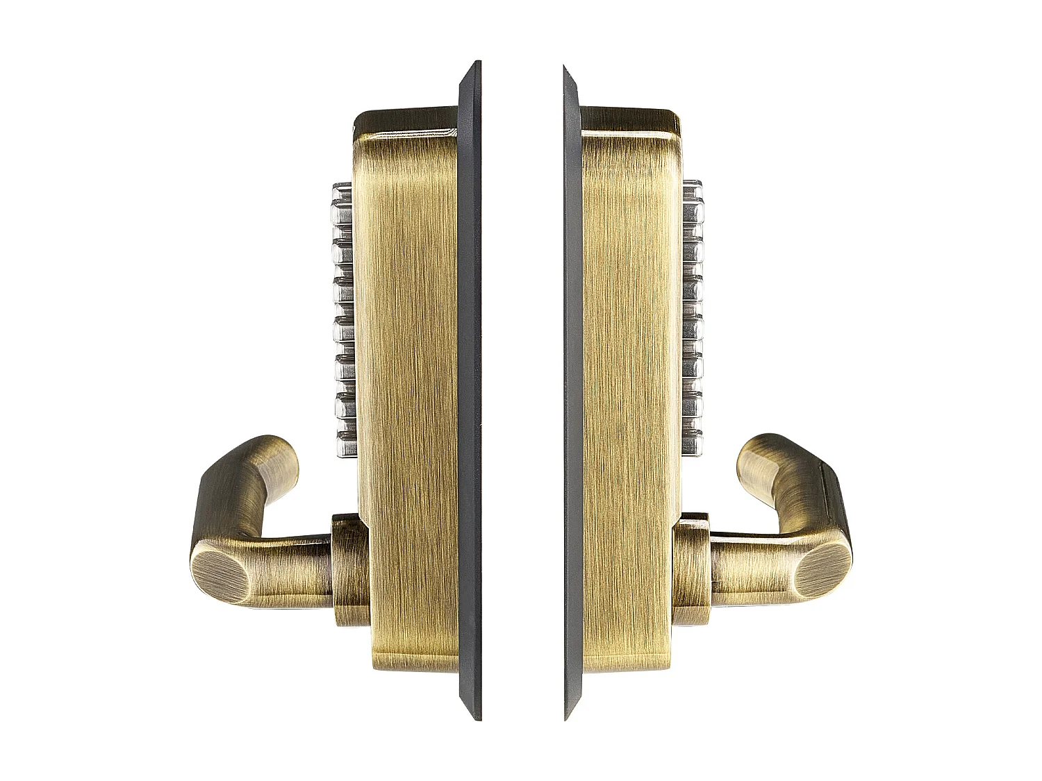 Mechanisches Türschloss SucceBuy Schlüssellos 14 Schlüssel für das Haus und das Büro, Büro, Garage, Edelstahl