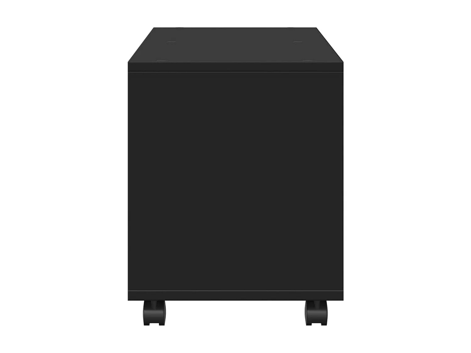 Meuble d'appoint à roulettes bois marron 72 x 33 x 42.5 cm DEC031391