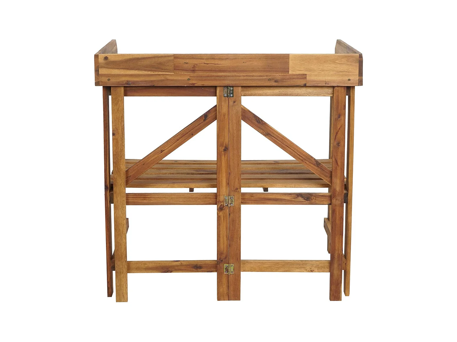 Support à plantes table bois marron 47 x 19 x 87 cm 04_0008568