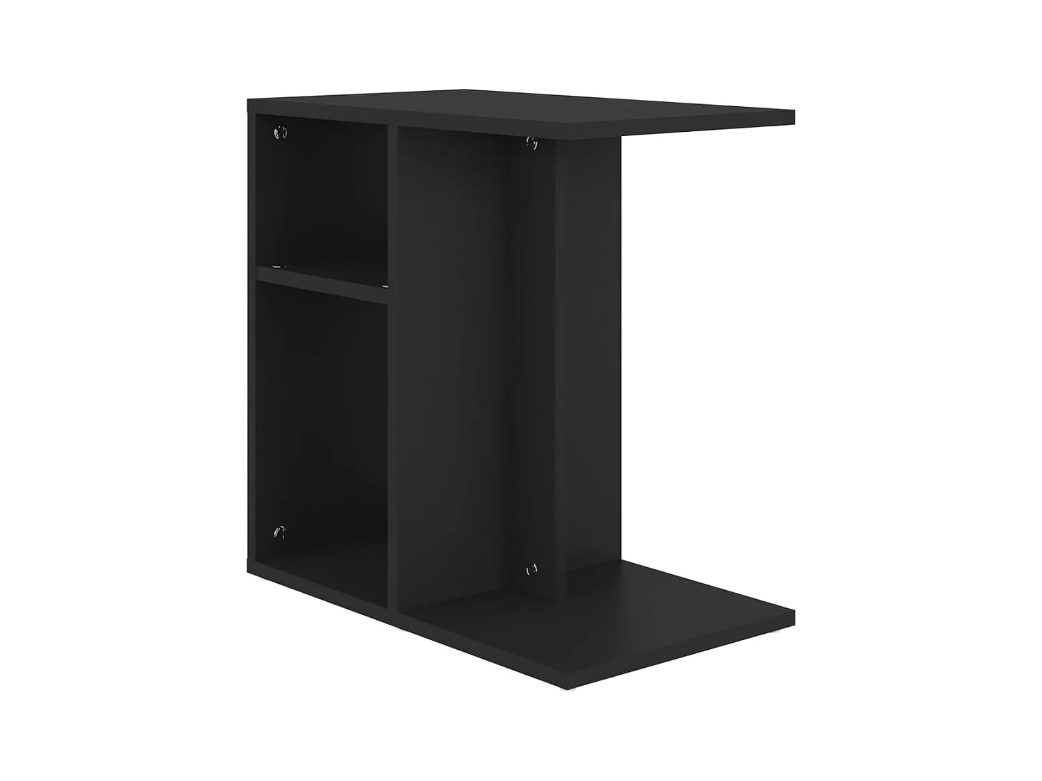 Table d'appoint bout de bois marron 50 x 30 x 50 cm DEC032491