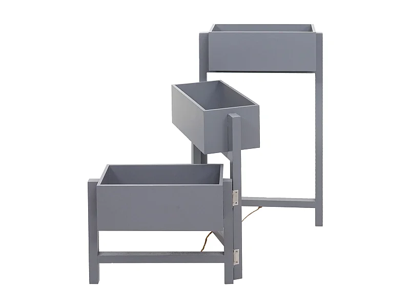 Étagère à plantes sur bois bleue 39 x 19 x 67 cm 04_0008698