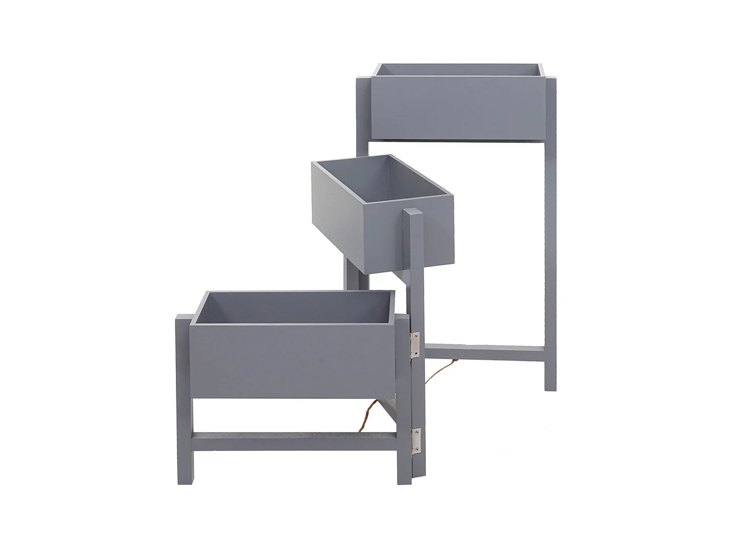 Étagère à plantes sur bois bleue 39 x 19 x 67 cm 04_0008698