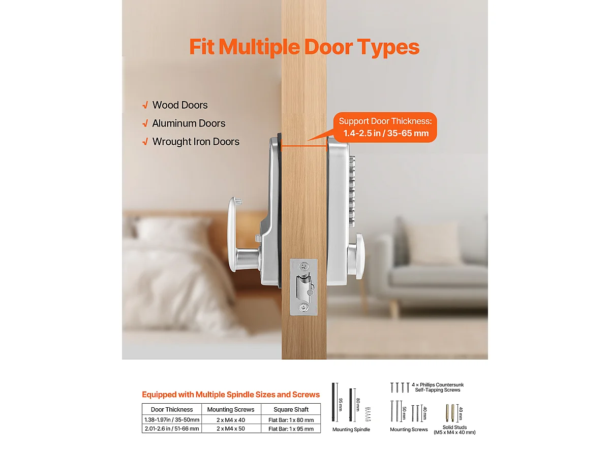 Mechanisch Deurslot SucceBuy Sleutelloos, Mechanische Toetsenbordknop met 14 Toetsen, Waterdicht Hek Slot in Rvs