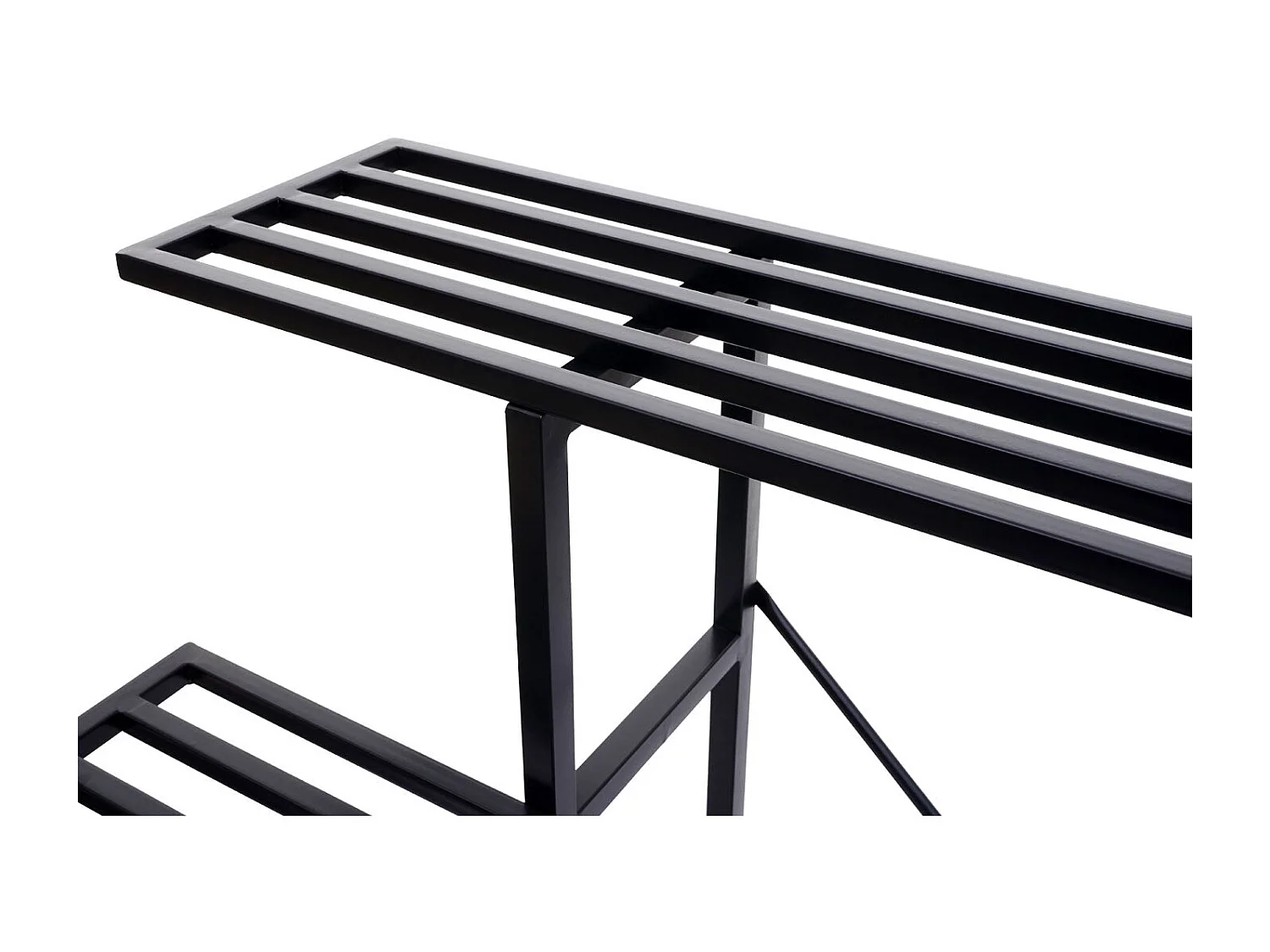 Étagère à plantes escalier noire 47 x 9 x 124 cm 04_0008696