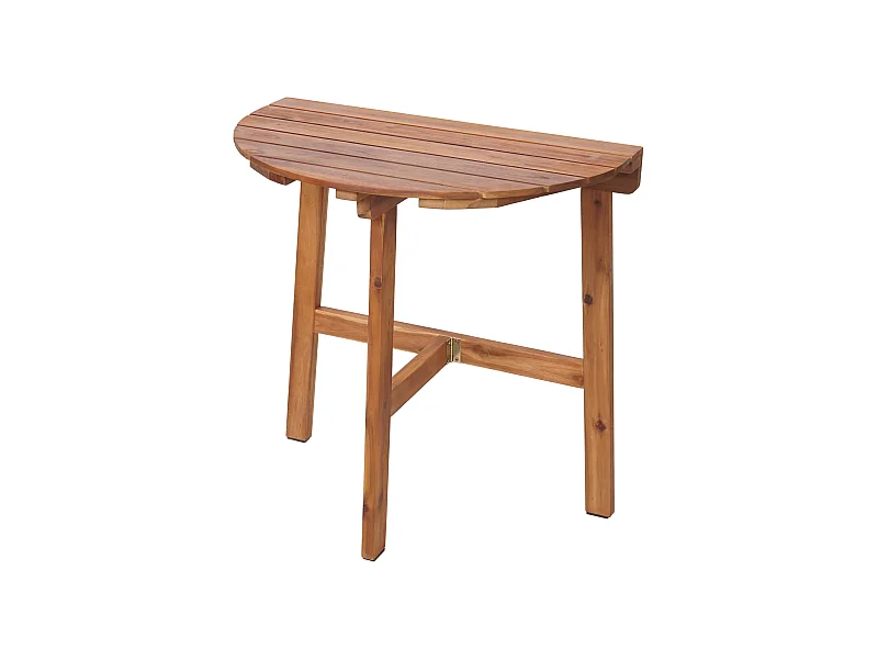 Table pliante de jardin bois marron 71 x 12 x 74 cm 04_0008552