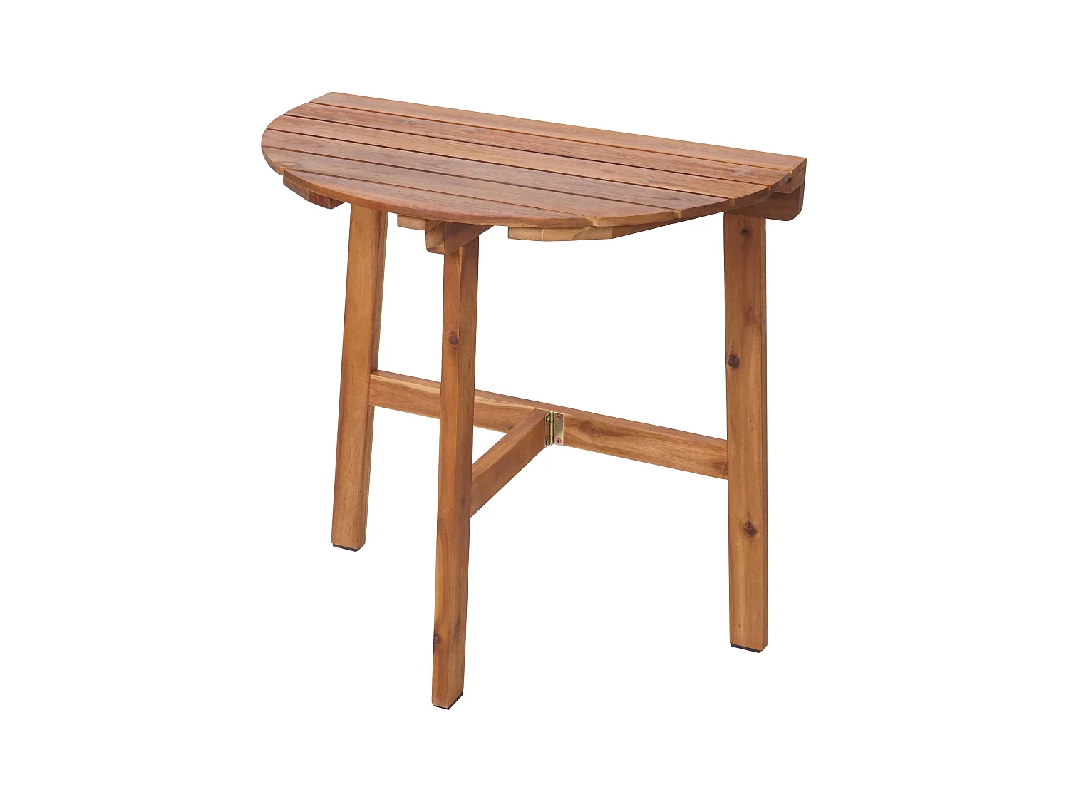 Table pliante de jardin bois marron 71 x 12 x 74 cm 04_0008552