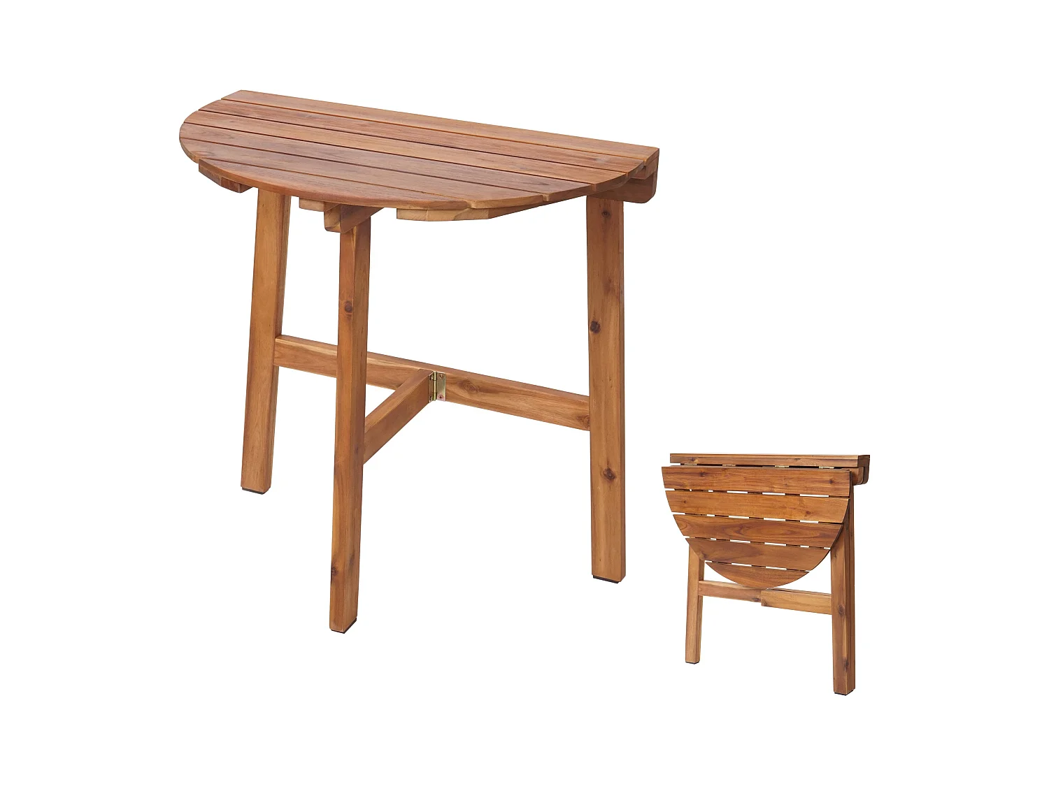 Table pliante de jardin bois marron 71 x 12 x 74 cm 04_0008552