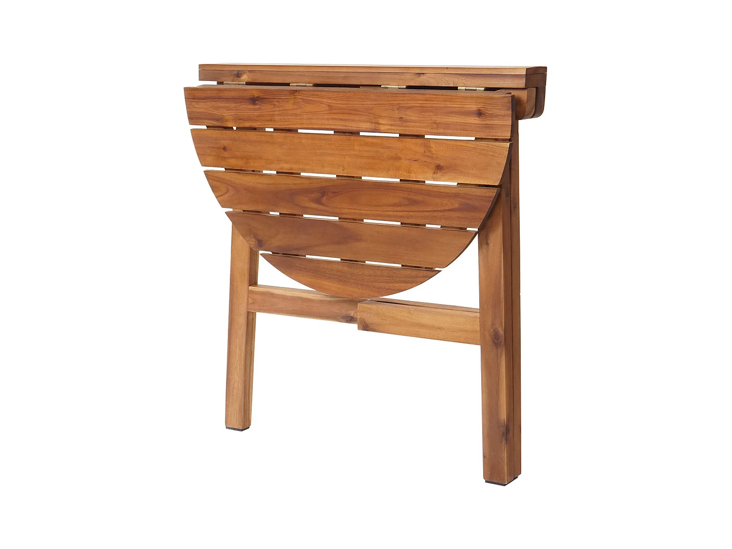 Table pliante de jardin bois marron 71 x 12 x 74 cm 04_0008552