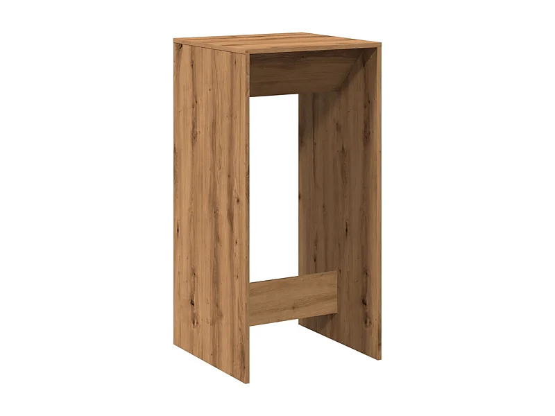 Table d’appoint multifonction table bois beige 51 x 50 x 103.5 cm DEC036427