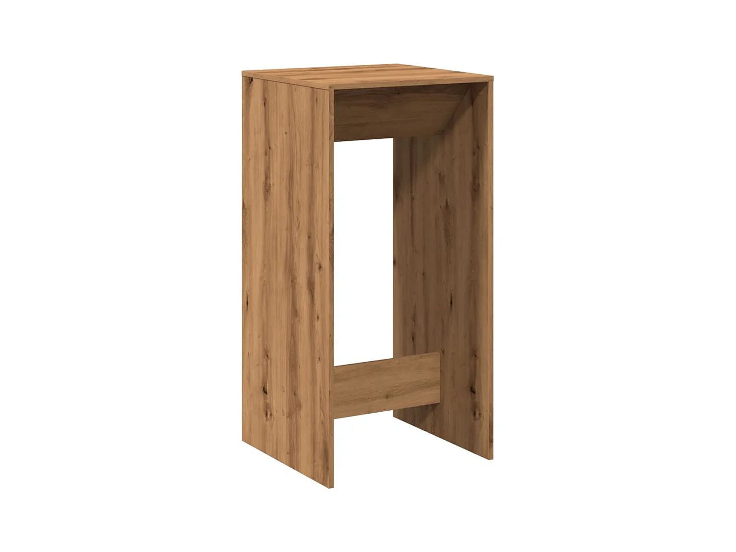 Table d’appoint multifonction table bois beige 51 x 50 x 103.5 cm DEC036427