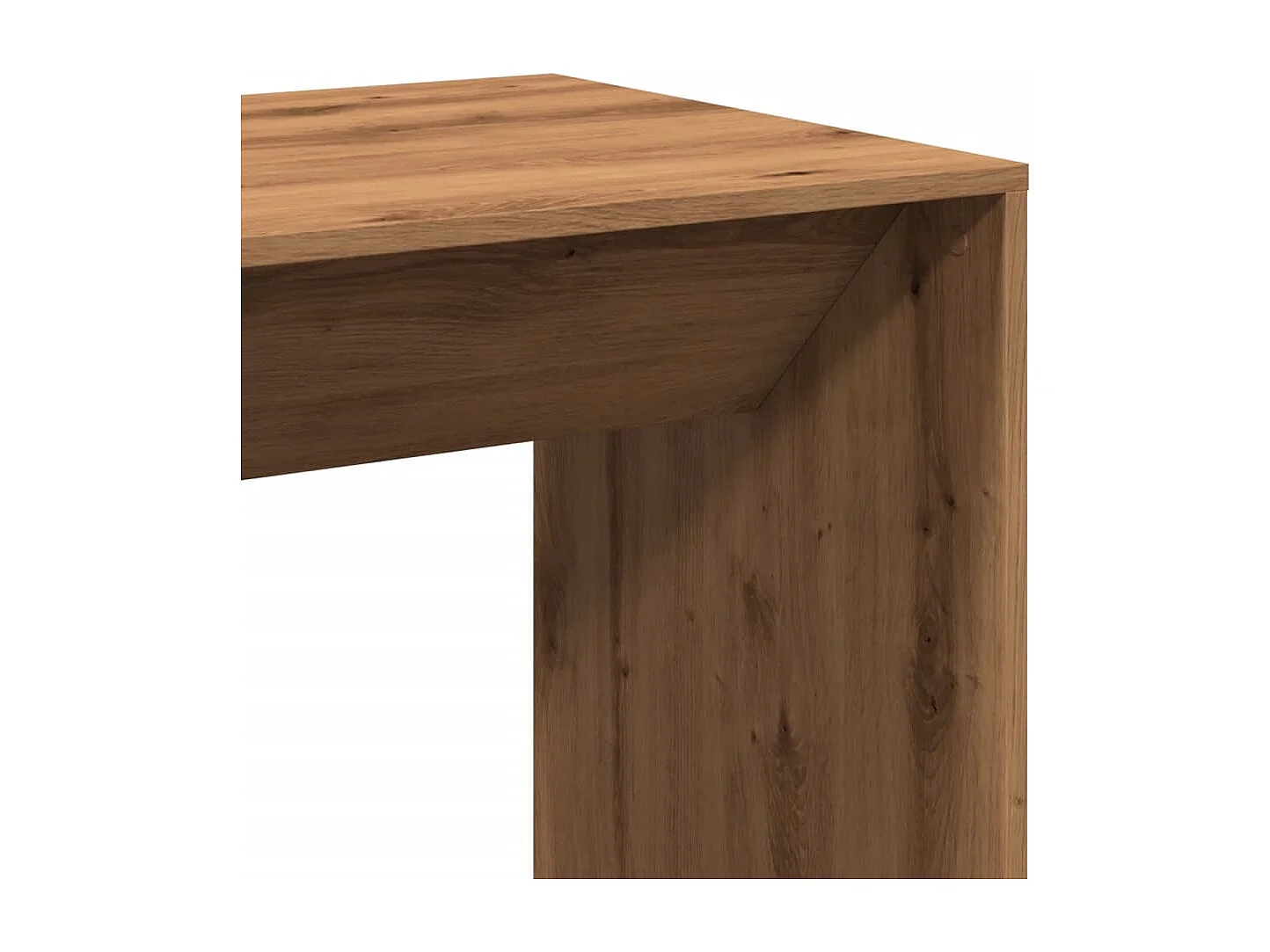 Table d’appoint multifonction table bois beige 51 x 50 x 103.5 cm DEC036427