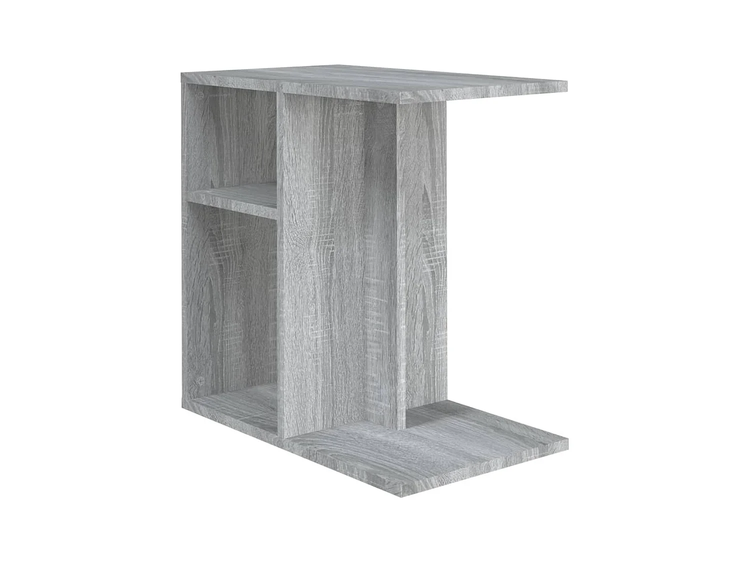 Table d'appoint bout de bois marron 50 x 30 x 50 cm DEC032531