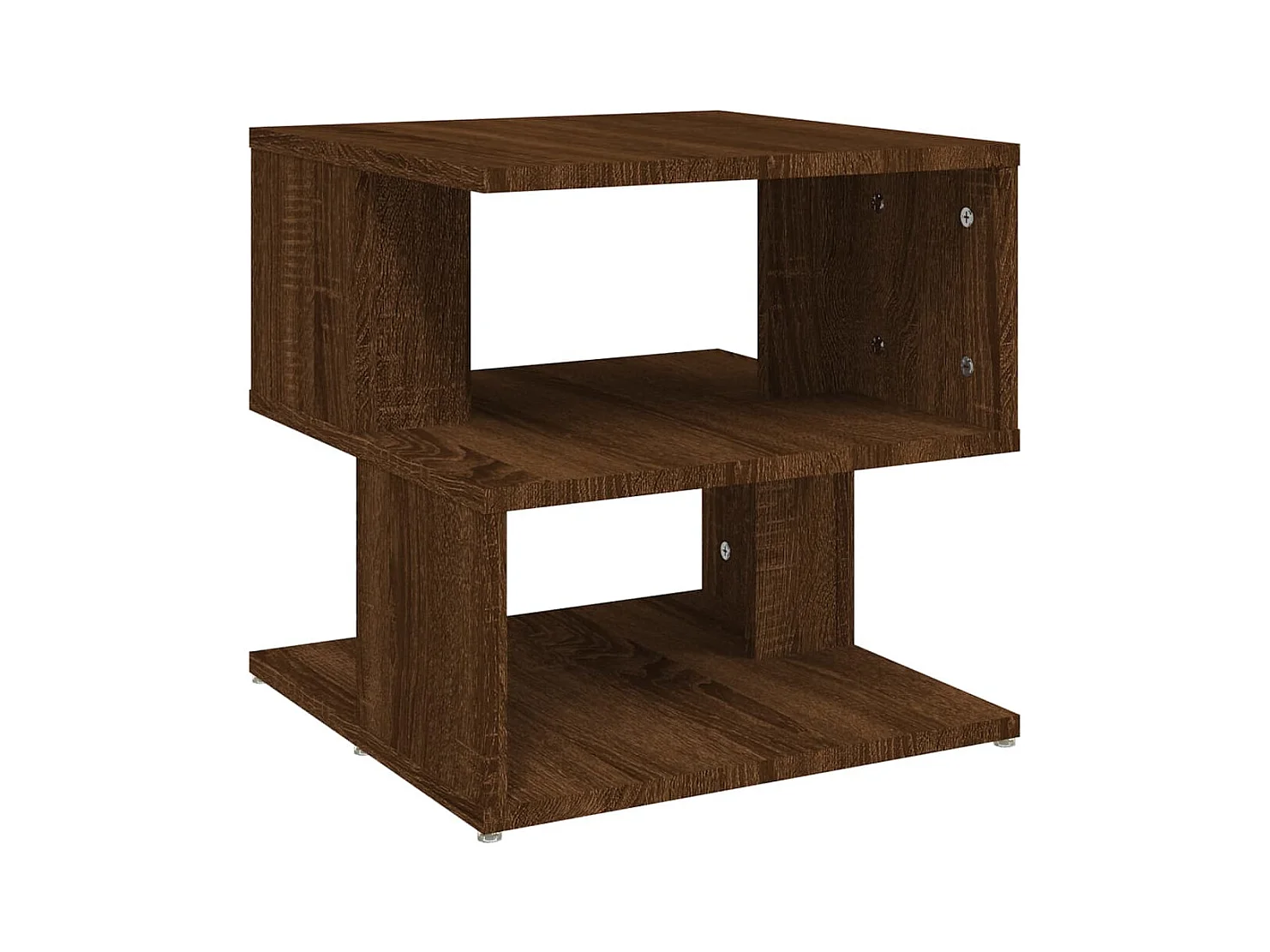 Table d'appoint table basse bois marron 40 x 40 x 40 cm DEC032401