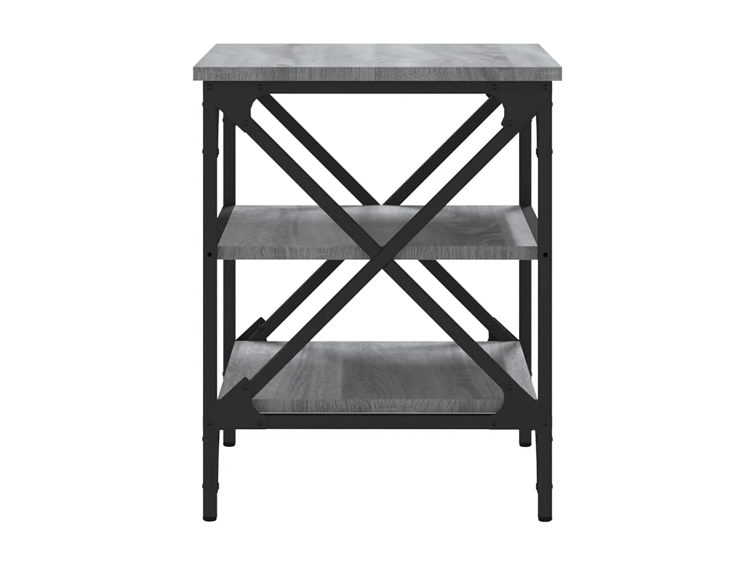 Lot de 2 tables marron 40 x 42 x 50 cm DEC032647