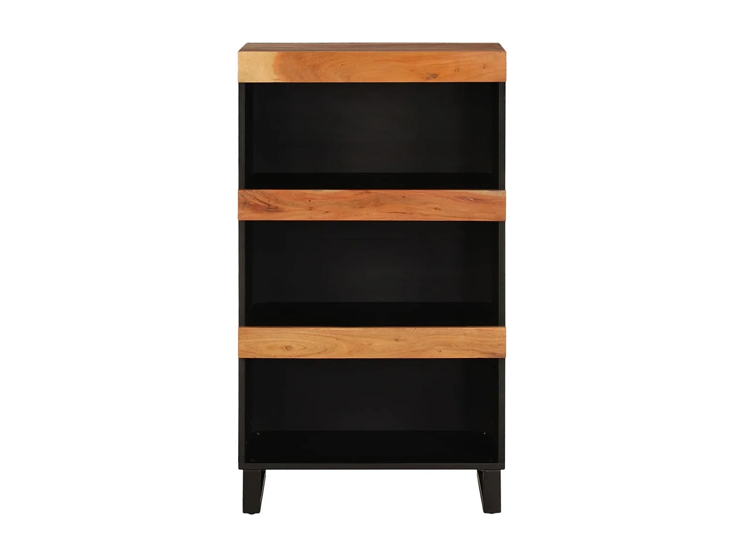 Meuble d'appoint avec compartiments bois marron 60 x 33 x 107 cm DEC032812