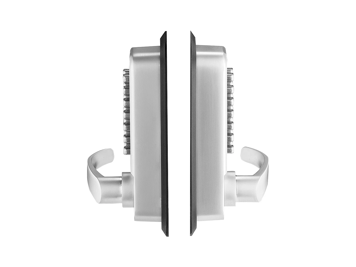 Serrure de Porte Mécanique SucceBuy sans Clé , Serrure à Clavier à 14 Touches, Argent