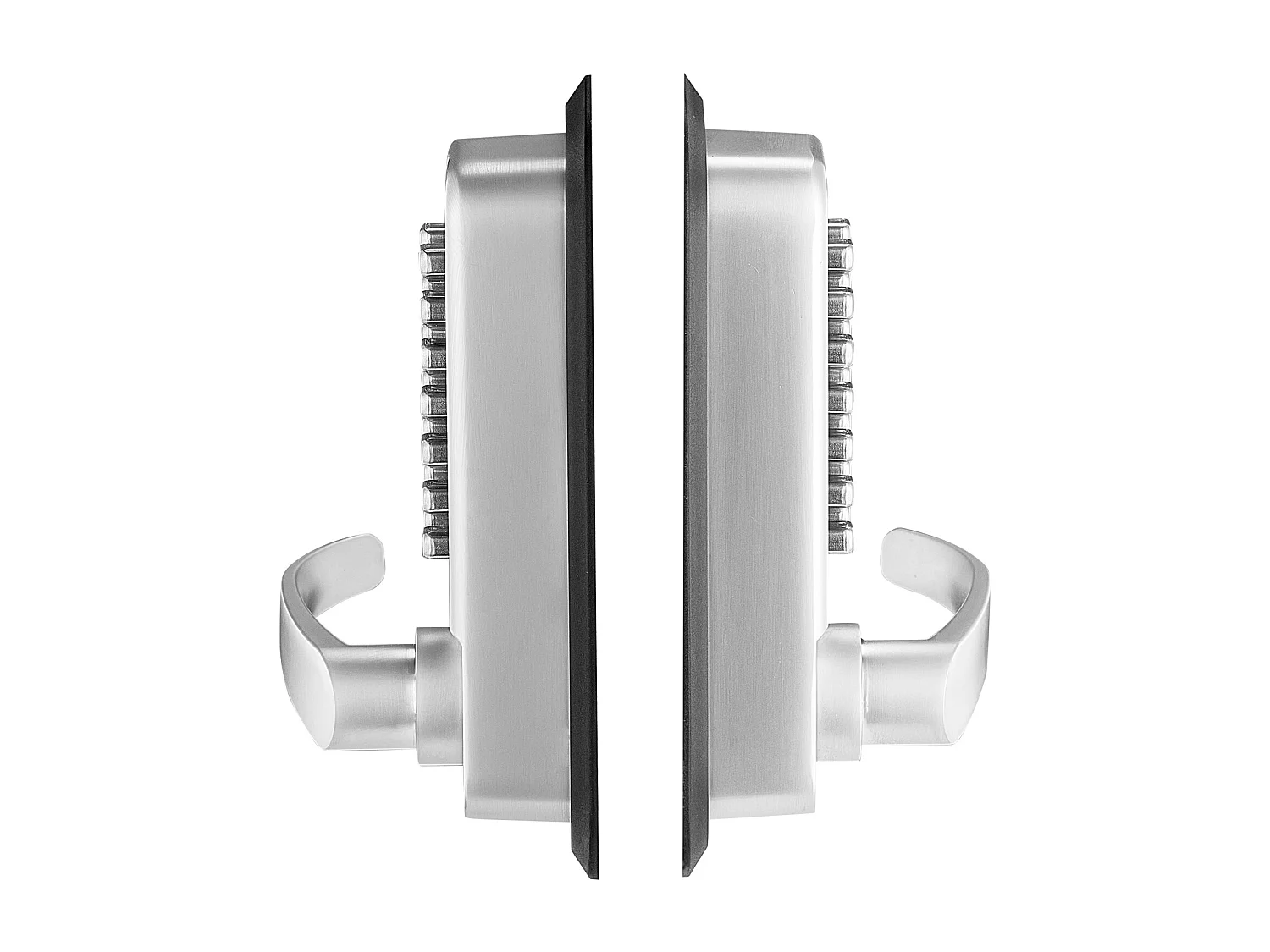 Serrure de Porte Mécanique SucceBuy sans Clé , Serrure à Clavier à 14 Touches, Argent