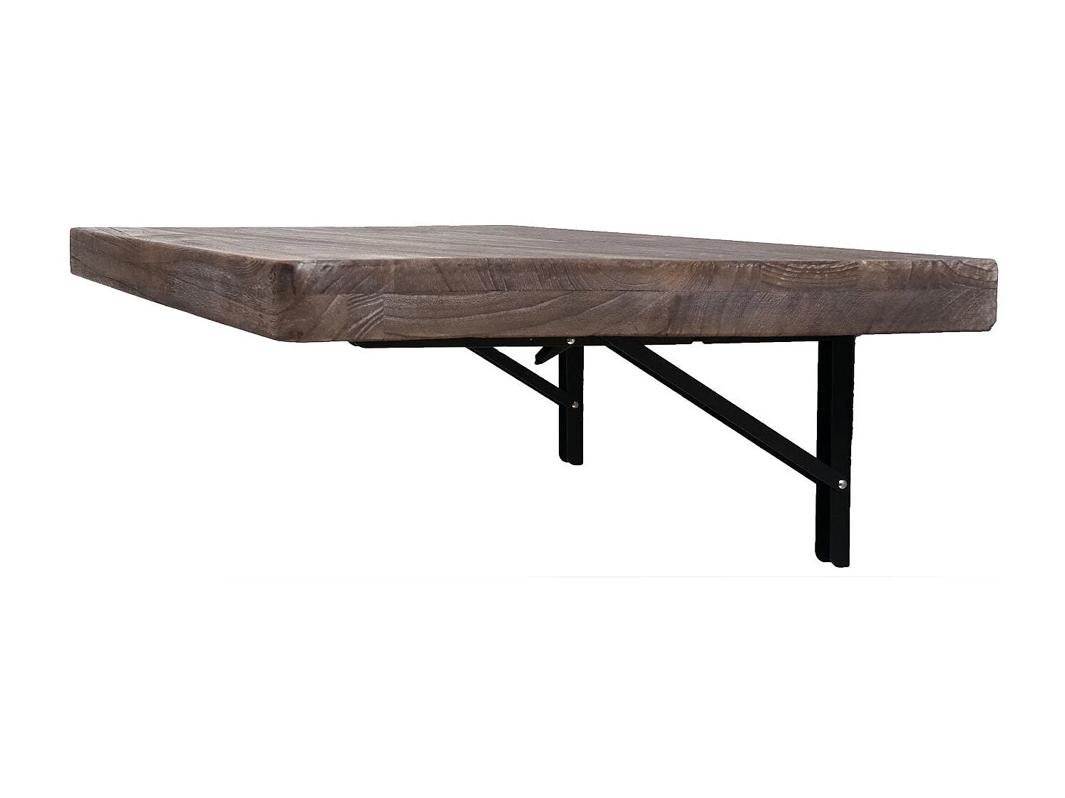 Table murale de cuisine bois marron 100 x 50 x 5 cm 04_0005089