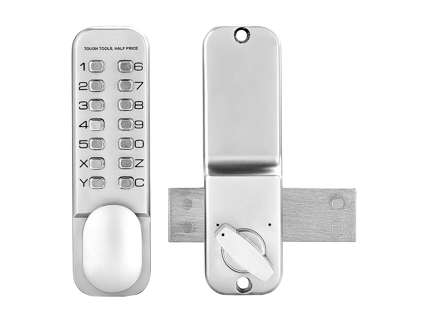 Serratura di Porta Meccanica SucceBuy senza Chiave 14 Chiavi in Lega di Zinco a Lato Singolo, Impermeabile